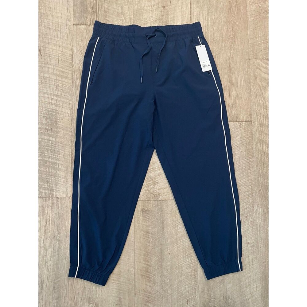 NWT Yogalicious navy blue joggers, size XL